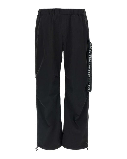 44 Label Group Blue Id Drawsting Pants for men
