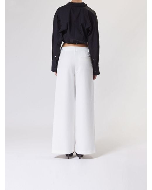 Moschino Blue Cropped Shirt
