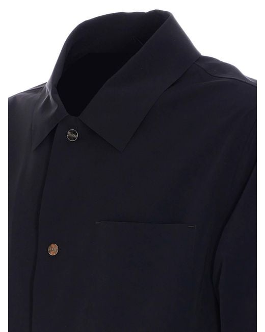 Herno Blue Shirt Jacket for men