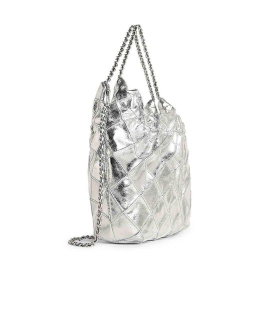 Tory Burch White Fleming Mini Bag