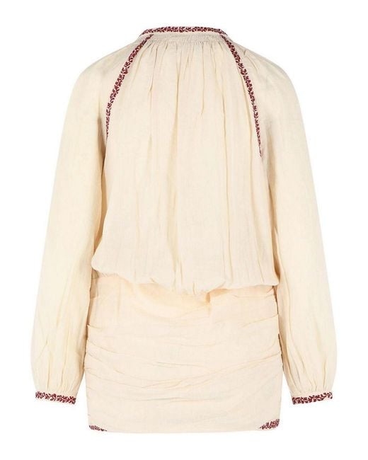 Isabel Marant Natural Ludy Short Dress