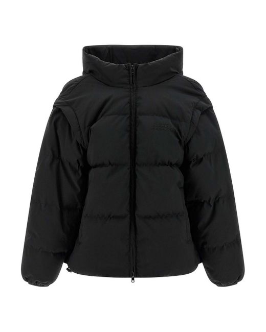MM6 by Maison Margiela Black Embroidery Down Jacket