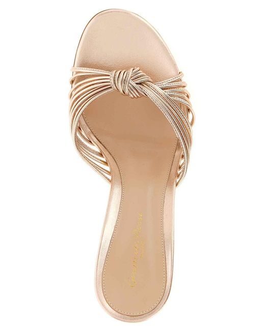 Gianvito Rossi Natural Mules