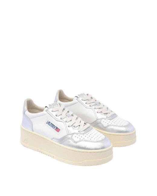 Autry White Trainers
