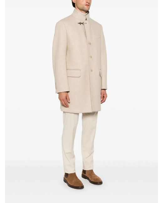 Fay Natural New Duty Coat for men