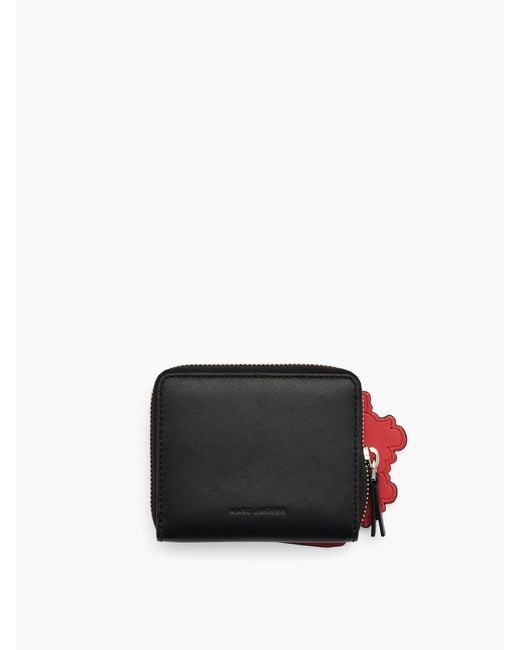 Marc Jacobs Red The Top Zip Wallet Pop Corn