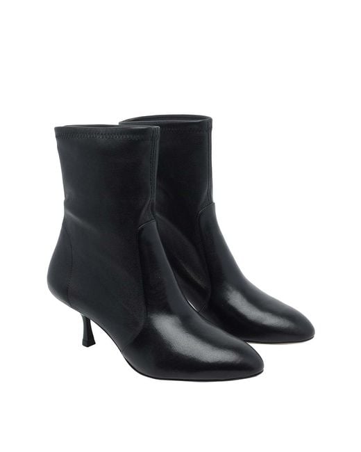 Stuart Weitzman Black Madison Pump Booties