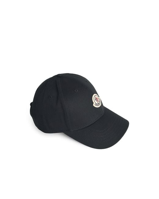 Moncler Blue Cotton Cap