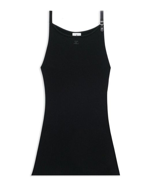 Courreges Black Mini Dress
