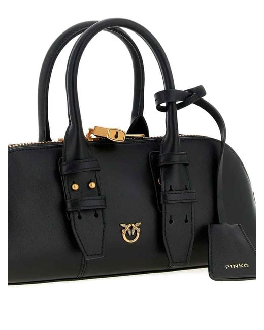 Pinko Black Bowling Bag Horizontal