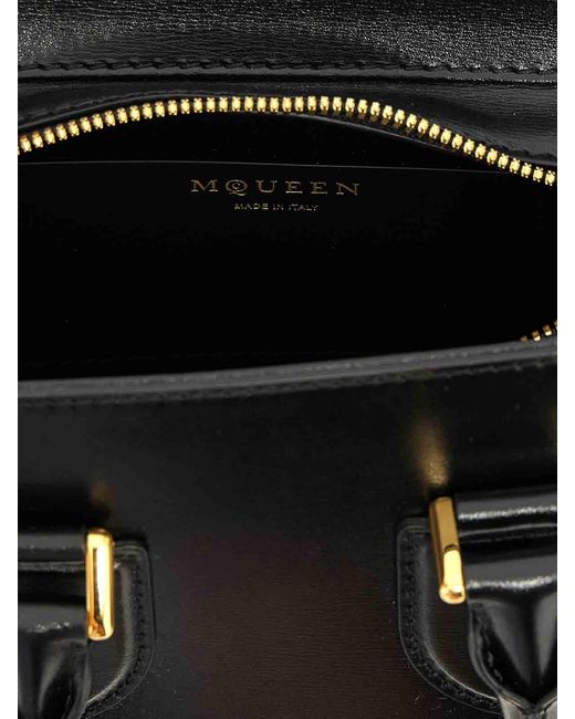 McQueen Black Birde Mini Handbag