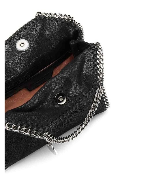 Stella McCartney Black Falabella Tiny Crossbody Bag