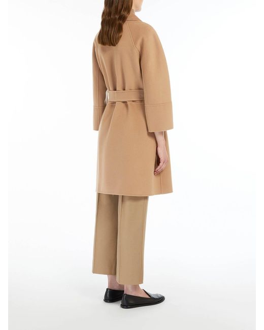 Max Mara Natural Double Wool Short Coat