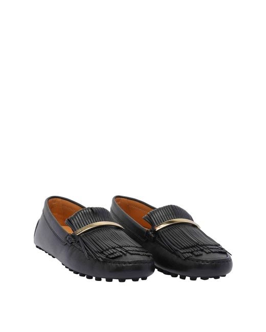 Tod's Gray Gommino Loafers