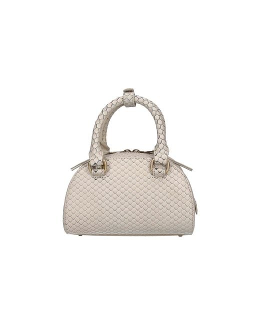 DIESEL White Shoulder Bag 1Dr Dome