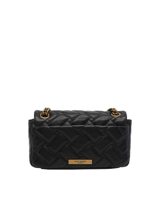 Kurt Geiger Black Mini Pimlico Crossbody Bag