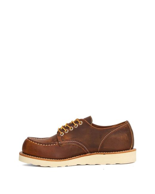 Red Wing Brown Shop Moc Leather Oxford Shoes for men