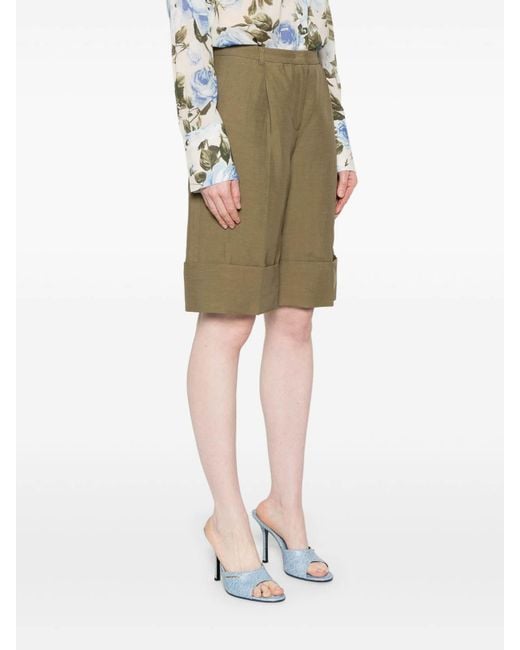 Blugirl Blumarine Green Shorts