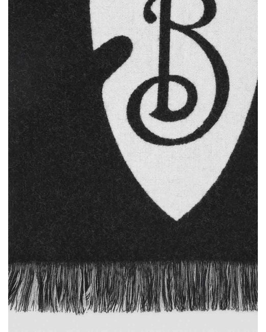 Sciarpa Del Logo di Burberry in Black