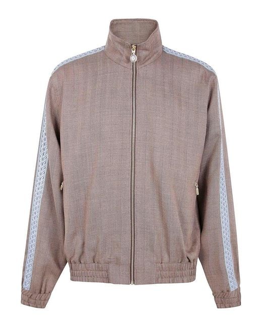 Drole de Monsieur Brown La Trackjacket Chevron Jacket for men