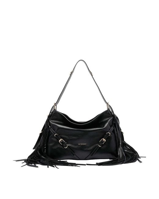 Givenchy Black Medium Voyou Shoulder Bag