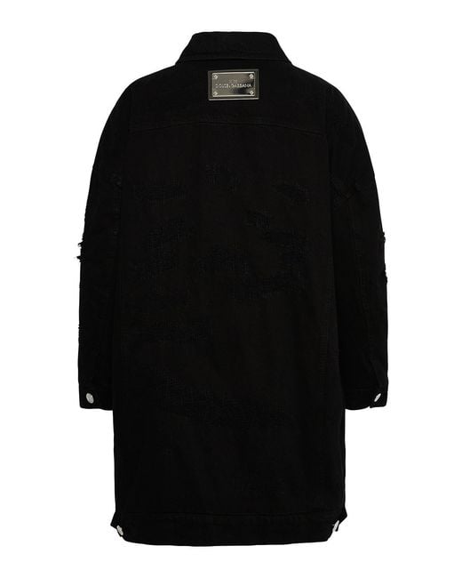 Dolce & Gabbana Black Cotton Jacket