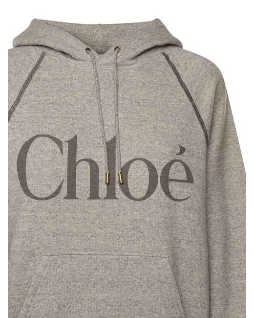 Chloé Gray Sweaters Cotton