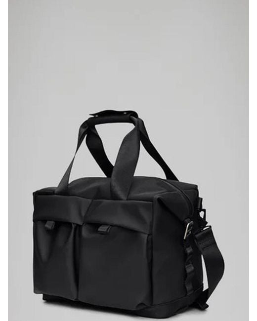 Rains Black Otaru Weekend Bag Small W3