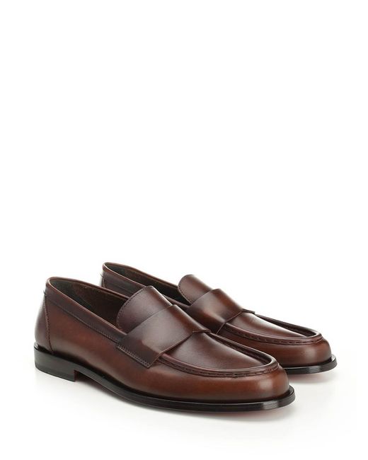 Corvari Brown Mocassin for men