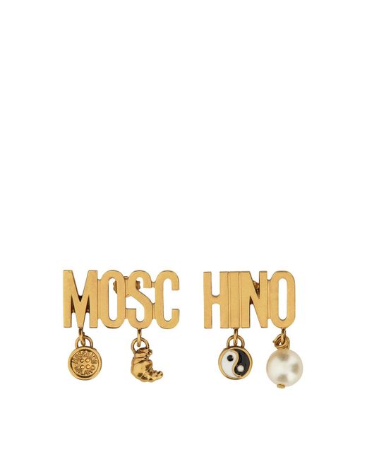 Moschino Metallic Earrings