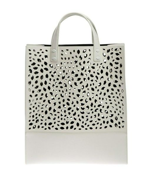Lulu Guinness White Thora Large Bag