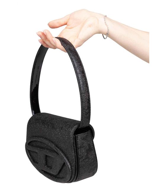DIESEL Black Structured Bag
