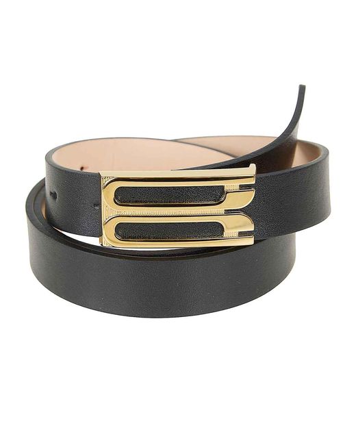 Victoria Beckham Black Regular Frame Belt