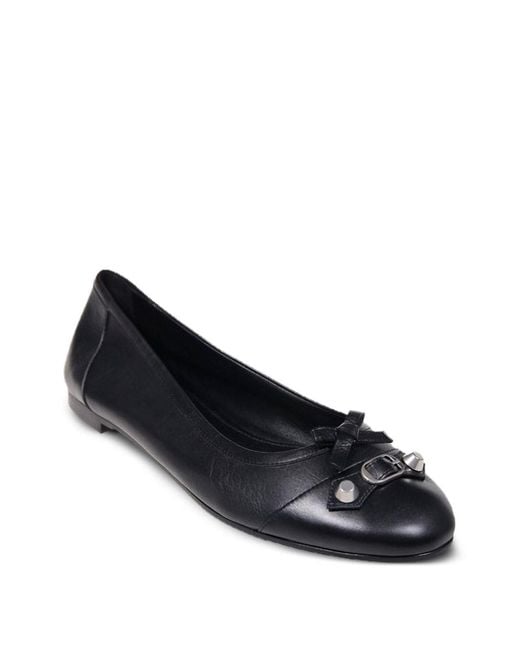 Balenciaga Black City Up Ballerina