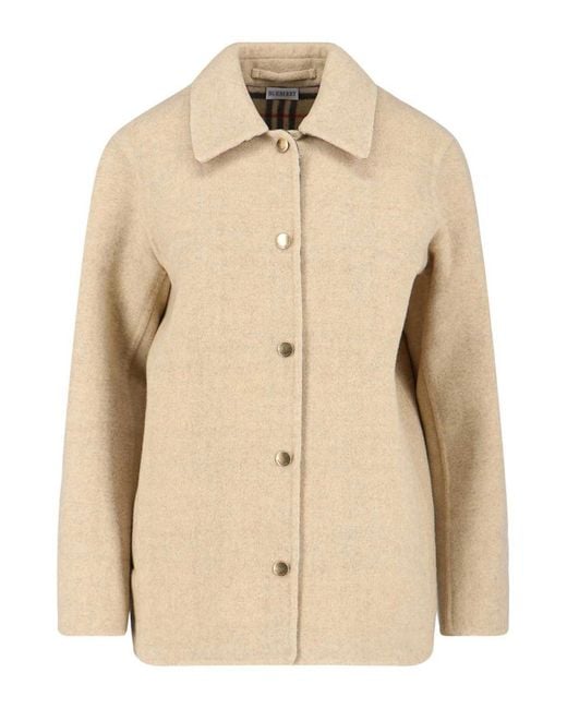 Burberry Natural Virgin Wool Jacket