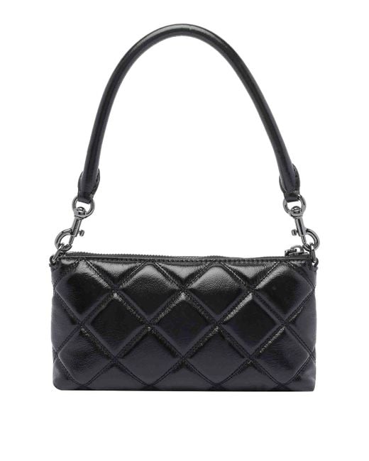 Marc Jacobs Black The Quilted Snapshot Convertible Shoulder Bag