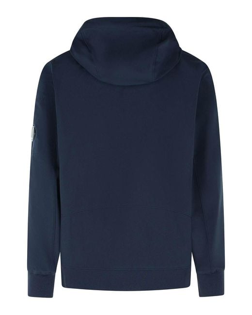 C P Company Blue Polyester Blend Jacket for men