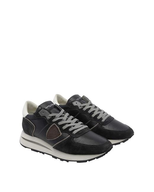 Philippe Model Black Tropez Haute Sneakers for men