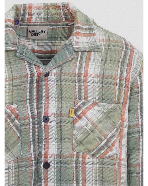 GALLERY DEPT. Gray Marley Flannel Shirt for men