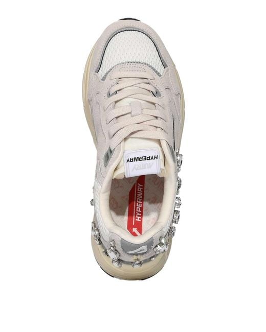 Autry White Hyperway Sneakers