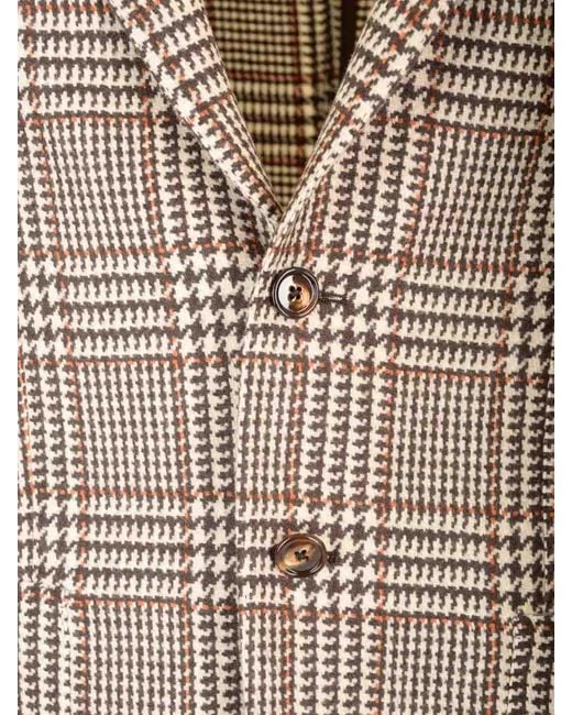 Tagliatore Brown Classic Two-Button Blazer for men