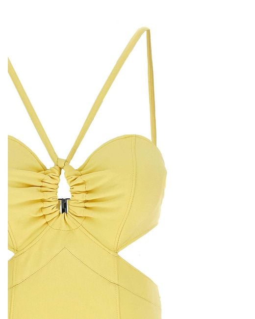 Rabanne Yellow Mini Dress