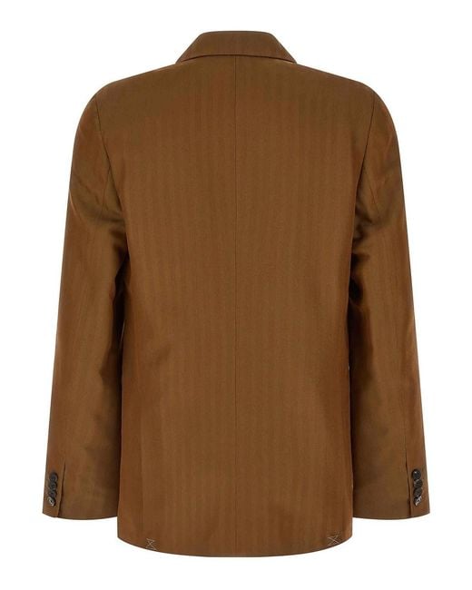 Dries Van Noten Brown Barry Blazer for men
