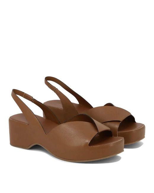 Fabrizio Del Carlo Brown Horus Sandal