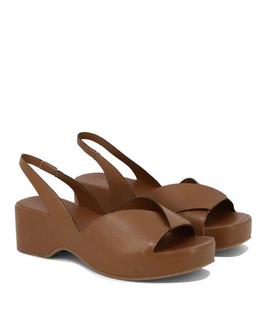 Fabrizio Del Carlo Brown Horus Sandal