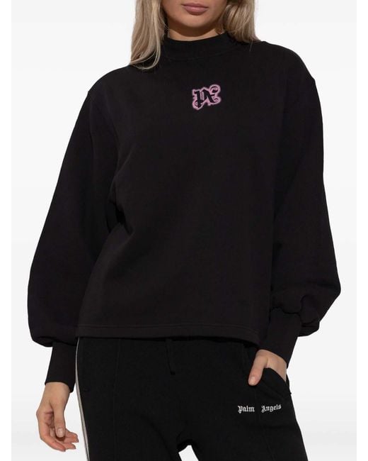 Palm Angels Black Sweatshirt