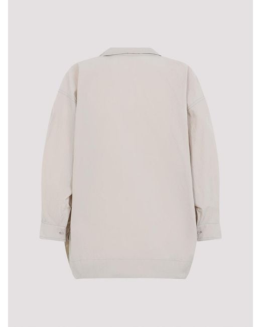 Lemaire Gray Blouse With Scarf