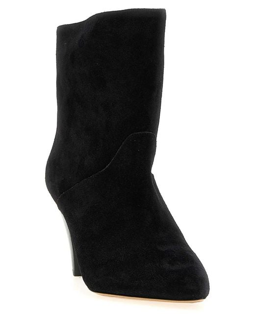 Isabel Marant Black 'Loline' Ankle Boots