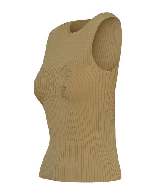 Nanushka Green Binni Tank Top