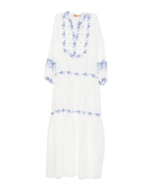 Ermanno Scervino White Long Kaftan